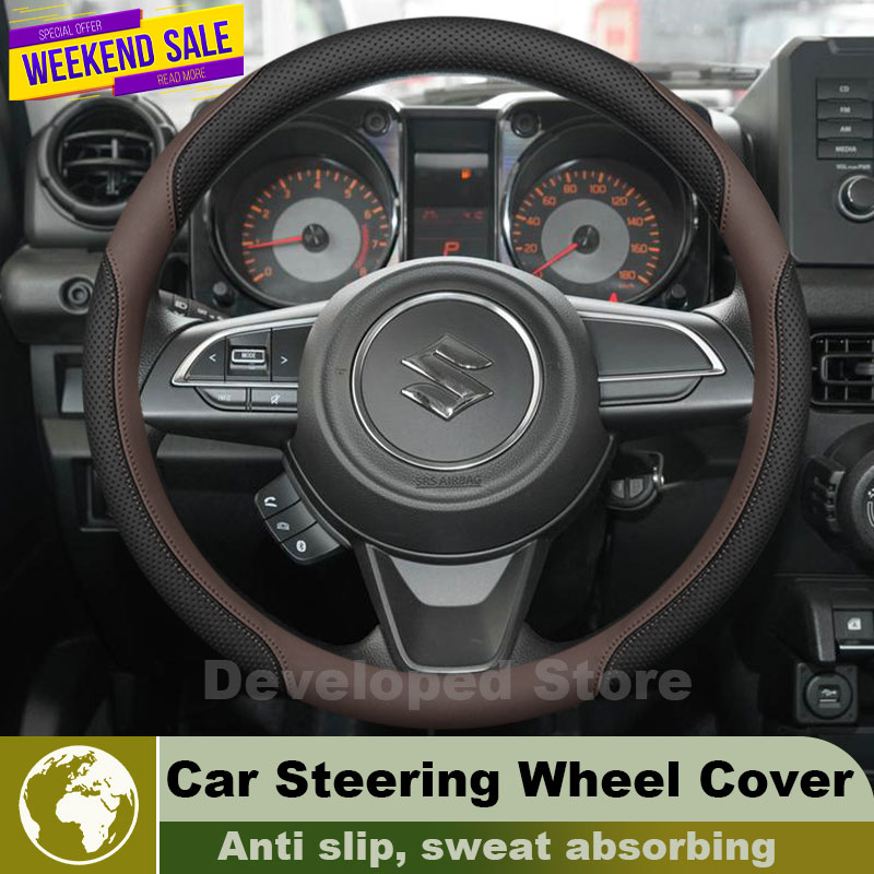 Car Steering Wheel Cover Anti Slip Breathable - 스즈키 짐니 JB64 JB74 노마드 JC74