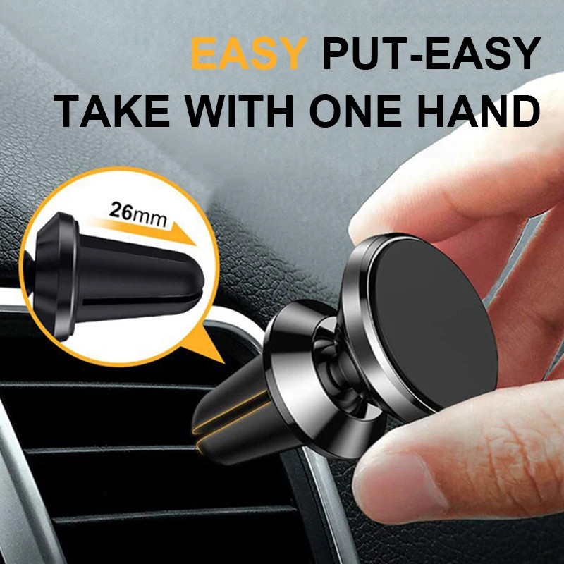 Magnetic Phone Holder For Car Vent - 범용 자석 차량용 휴대폰 거치대 360