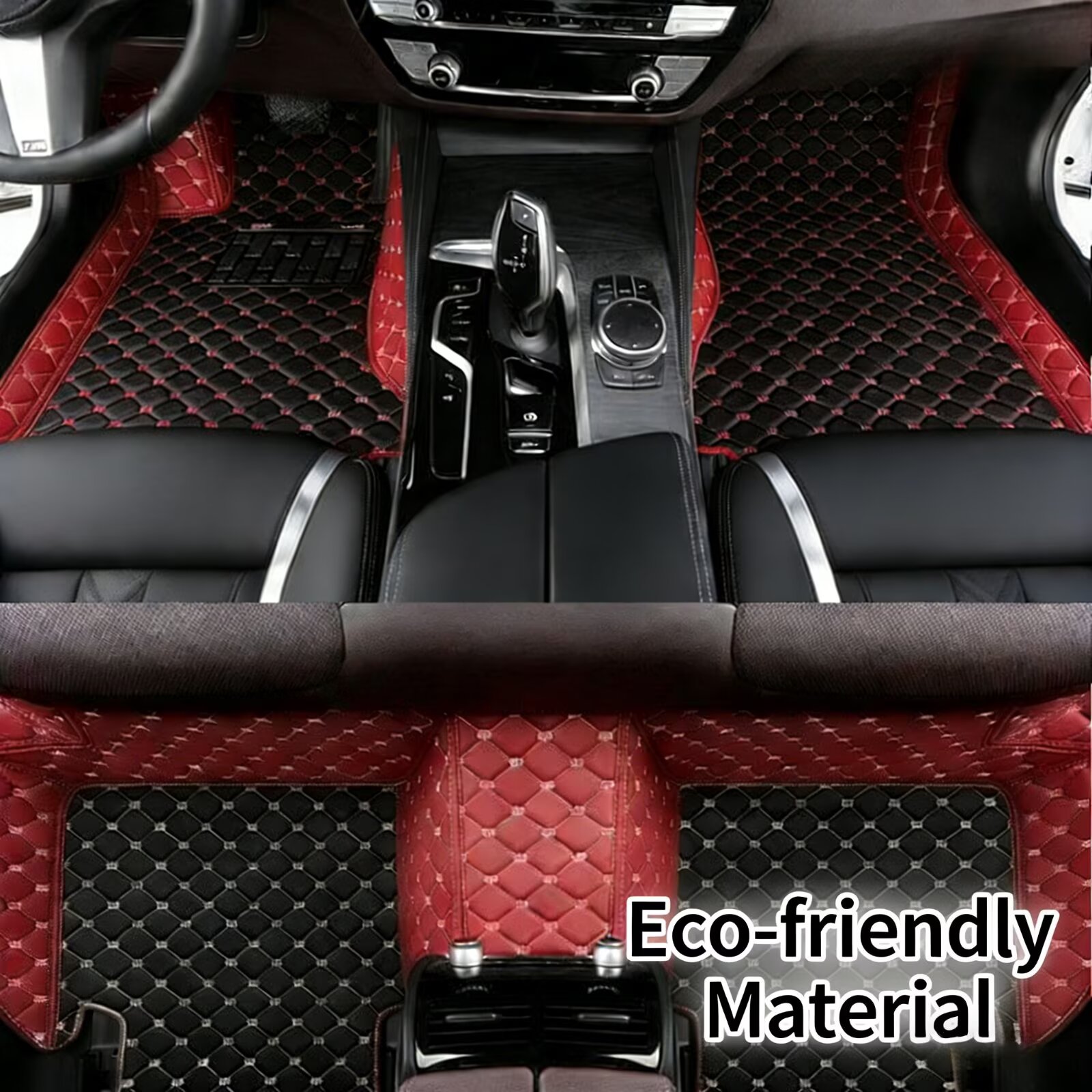 Car Floor Mats Universal Waterproof Leather - 지프 리버티 체로키 KK 2008~2012용 가죽