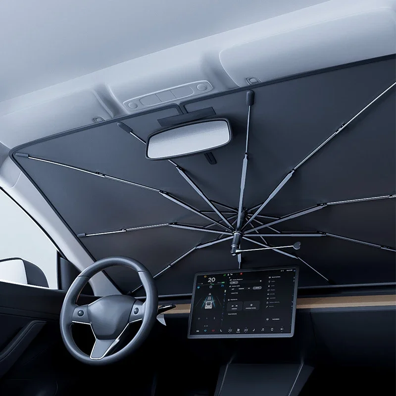 Car Sunshade Windshield Umbrella Foldable - 차량용 접이식 햇빛 가리개, 앞유리 차양막,
