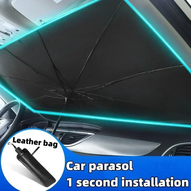 자동차 우산형 햇빛가리개, 앞유리 커버, 접이식 햇빛  - Car Sunshade Windshield Umbrella Foldable 리뷰 및 가격