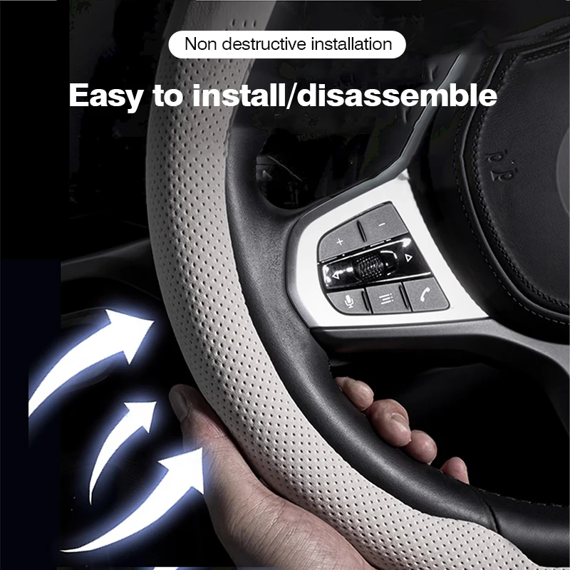 2024/2025 모델용 Cupra Tavascan 자 - Car Steering Wheel Cover Anti Slip Breathable 리뷰 및 가격