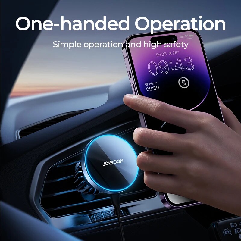 Joyroom 자기 자동차 전화 마운트 아이폰 홀더에  - Wireless Car Charger Mount Fast Charging 리뷰 및 가격