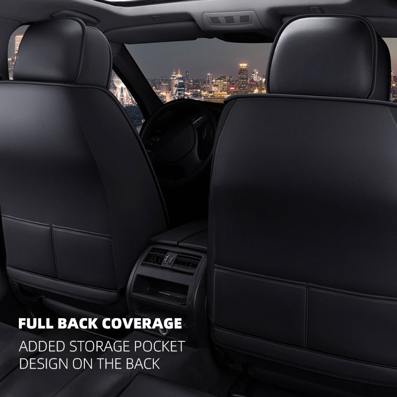 범용 카시트 커버, PU 가죽 매트, 자동 완전 커버  - Leather Car Seat Covers Full Set Universal 리뷰 및 가격
