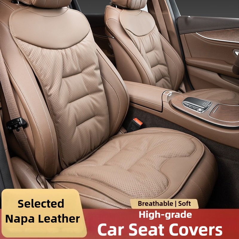 부드러운 나파 가죽 자동차 시트 커버 범용 풀세트 자동 - Leather Car Seat Covers Full Set Universal 리뷰 및 가격