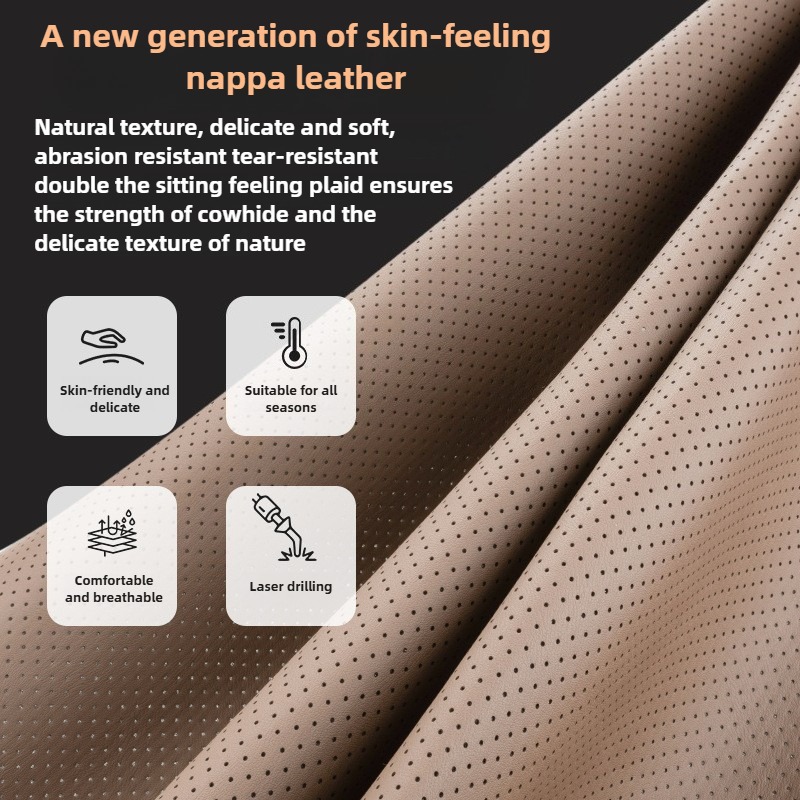 부드러운 나파 가죽 자동차 시트 커버 범용 풀세트 자동 - Leather Car Seat Covers Full Set Universal 리뷰 및 가격