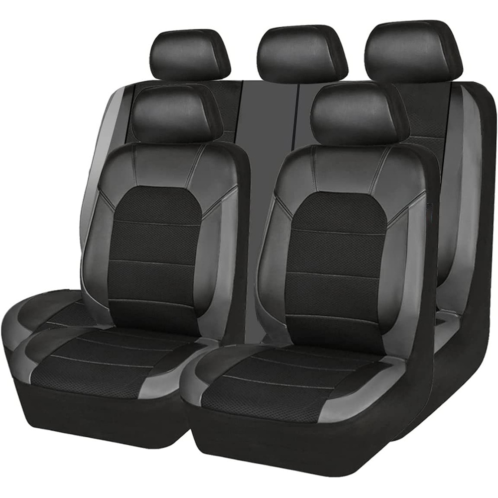 9 개/대 자동차 시트 커버 자동차 가죽 통기성 패브릭 - Leather Car Seat Covers Full Set Universal 리뷰 및 가격