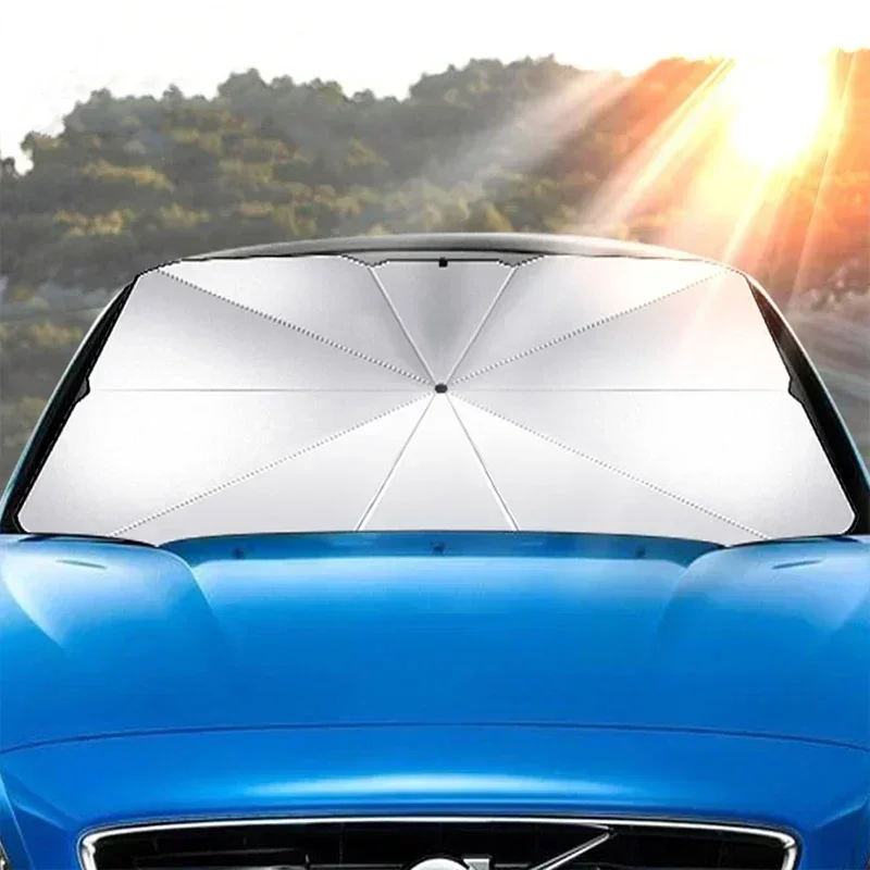 차량용 햇빛 가리개, 앞유리 우산형 차량용 햇빛 가리개 - Car Sunshade Windshield Umbrella Foldable 리뷰 및 가격