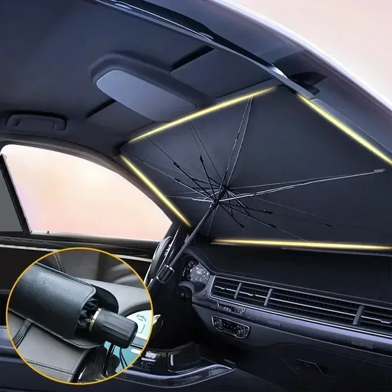 자동차 접이식 앞유리 차양막, 실내 햇빛 가리개, 앞창 - Car Sunshade Windshield Umbrella Foldable 리뷰 및 가격