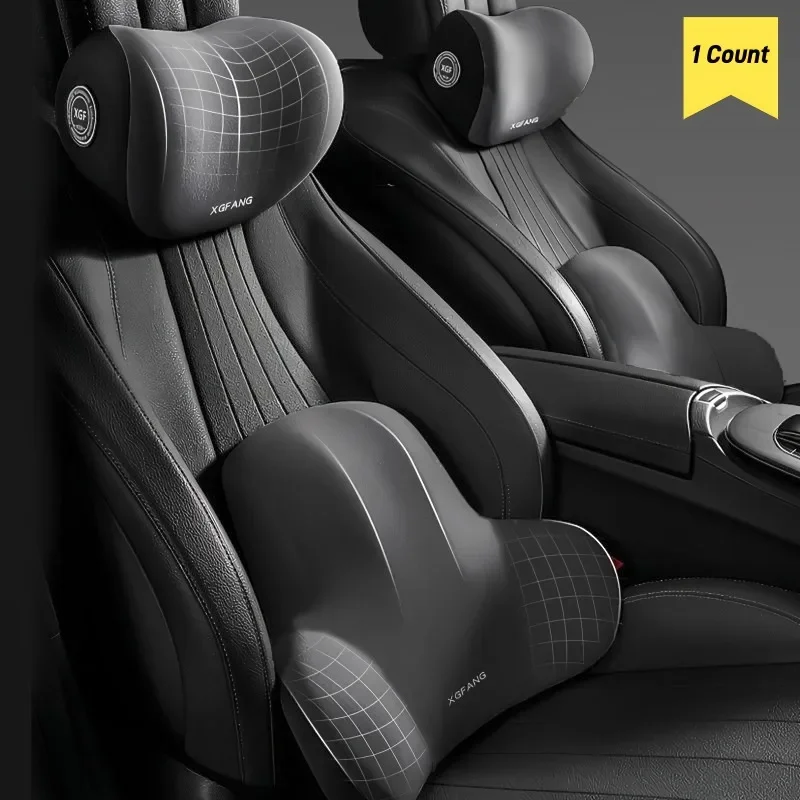 차량용 메모리폼 목베개 & 허리받침 세트, 통기성 헤드 - Memory Foam Car Neck Pillow Lumbar Support 리뷰 및 가격