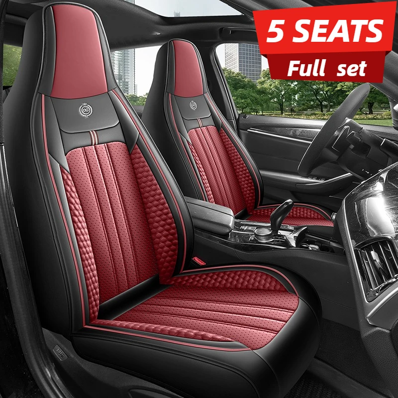 럭셔리 3D 풀 카시트 커버 세트, 대부분의 자동차/S - Leather Car Seat Covers Full Set Universal 리뷰 및 가격