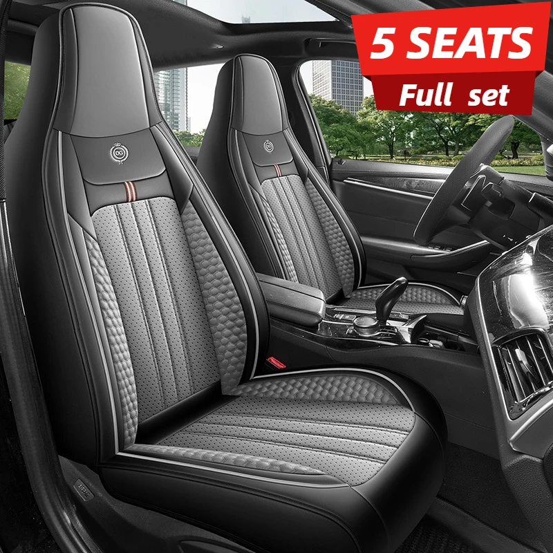 럭셔리 3D 풀 카시트 커버 세트, 대부분의 자동차/S - Leather Car Seat Covers Full Set Universal 리뷰 및 가격