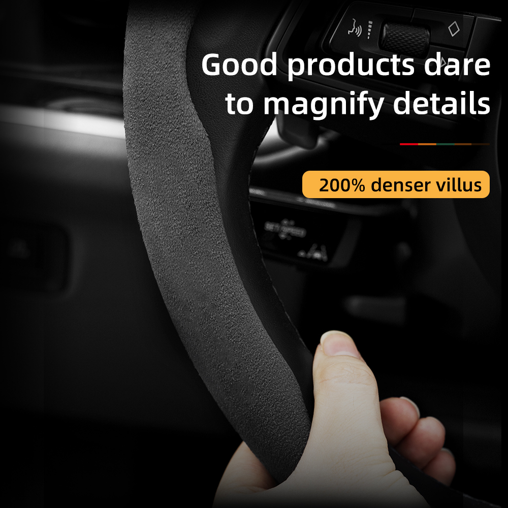 Byd Anti-Slip 버클 세그먼트 스웨이드 스티어 - Car Steering Wheel Cover Anti Slip Breathable 리뷰 및 가격