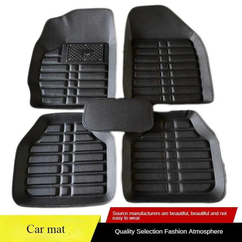 보편성을위한 새로운 고급 가죽 자동차 바닥 매트 Foo - Car Floor Mats Universal Waterproof Leather 리뷰 및 가격