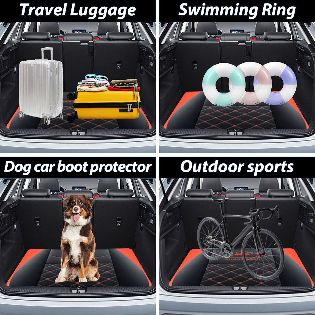 유니버설 자동차 바닥 매트 고급 블랙 레드 크라운 자수 - Car Floor Mats Universal Waterproof Leather 리뷰 및 가격